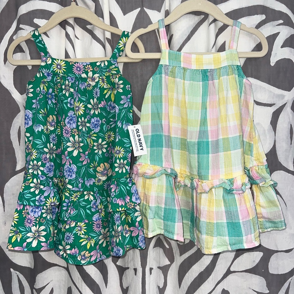 Set of Two Ruffle Spring Dresses